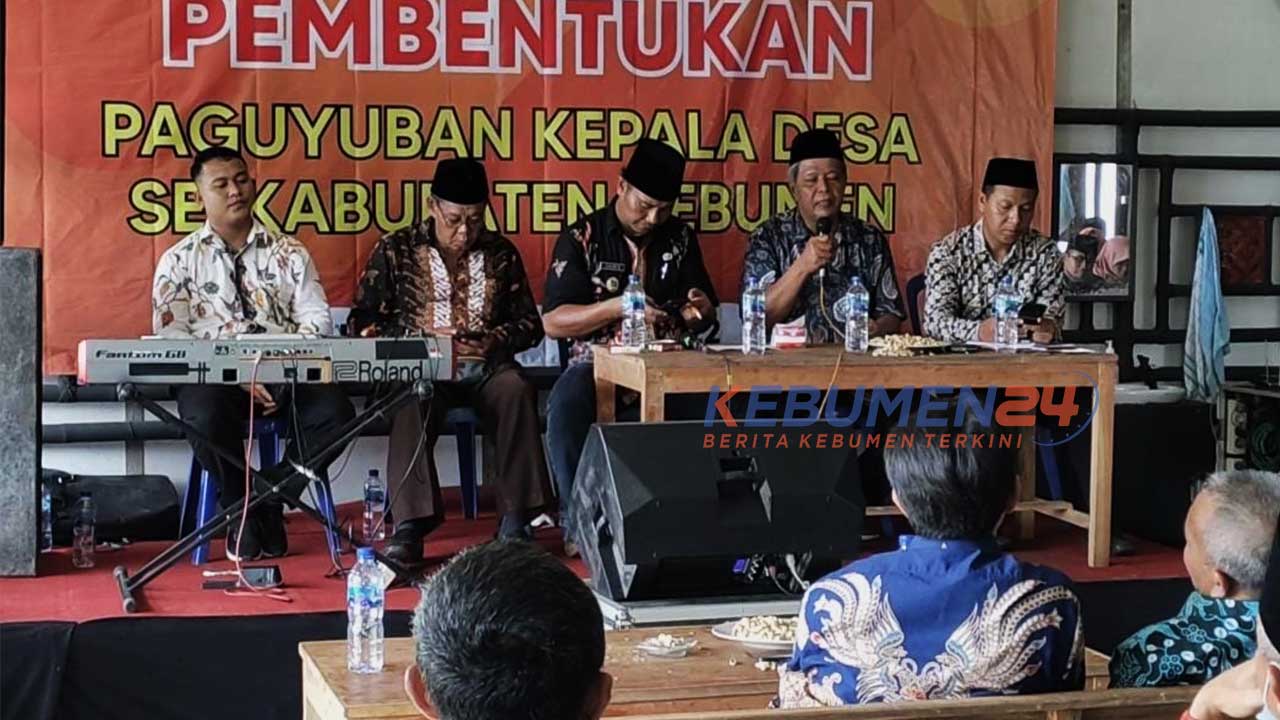 Rapat pembentukan paguyuban kepala Desa se-Kabupaten Kebumen