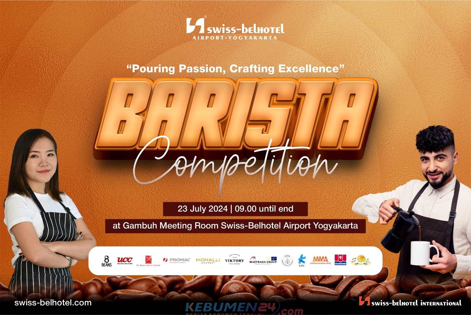 Swiss-Belhotel Airport Yogyakarta Gelar Kompetisi Barista 2024